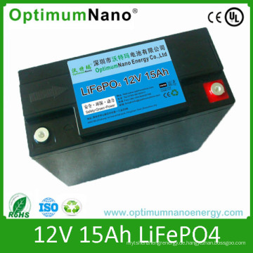 12V 15ah LiFePO4 Batterie für Bühnenlicht